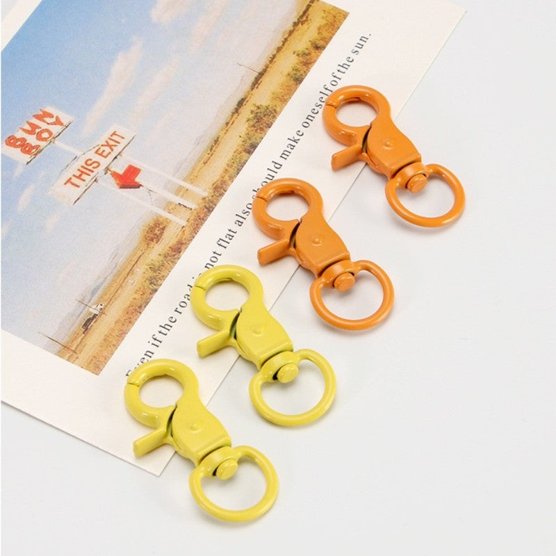 1pcs - DIY Color Painted Zinc Alloy Lobster Clasps | Keychain & Bag Accessories | Cangkuk Brg | Aksesori Gantungan Kunci