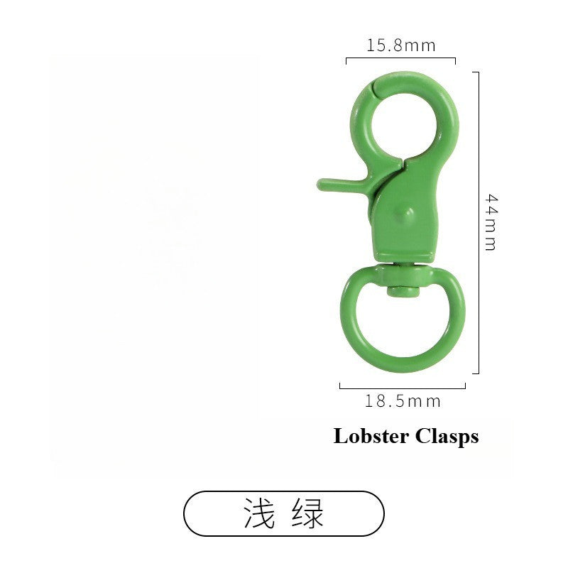 1pcs - DIY Color Painted Zinc Alloy Lobster Clasps | Keychain & Bag Accessories | Cangkuk Brg | Aksesori Gantungan Kunci