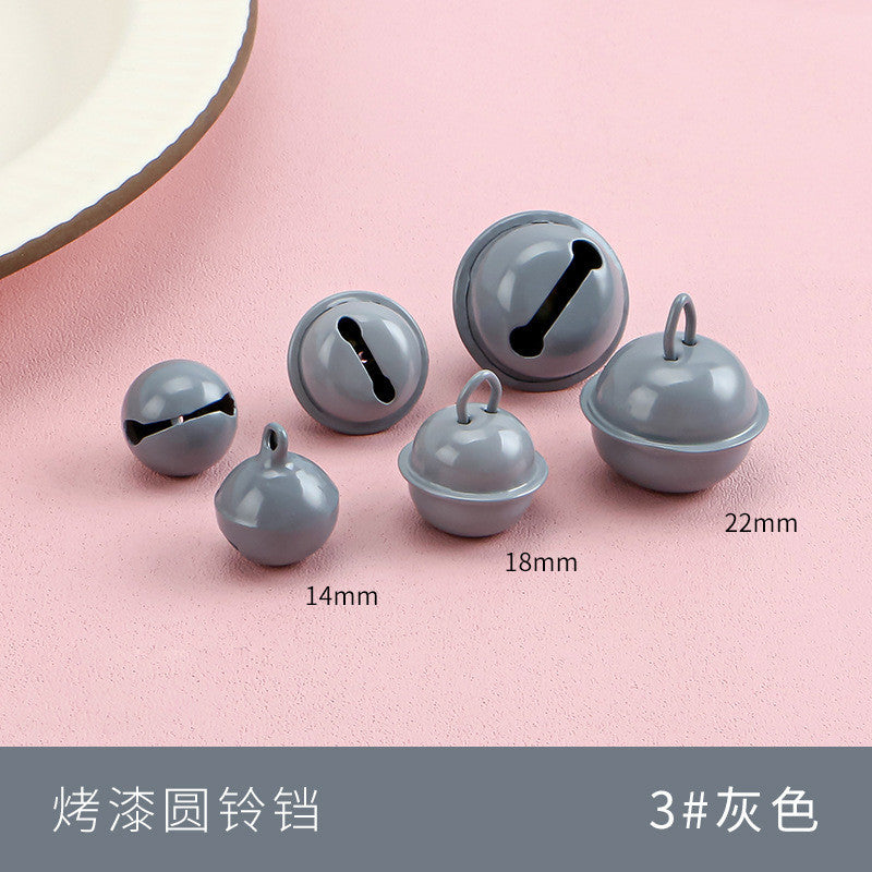 【10pcs】14–22mm Color-Painted Jingle Bell Charm | Small DIY Pendant | Keychain Accessory | Lonceng Hias Cat Warna 14–22mm