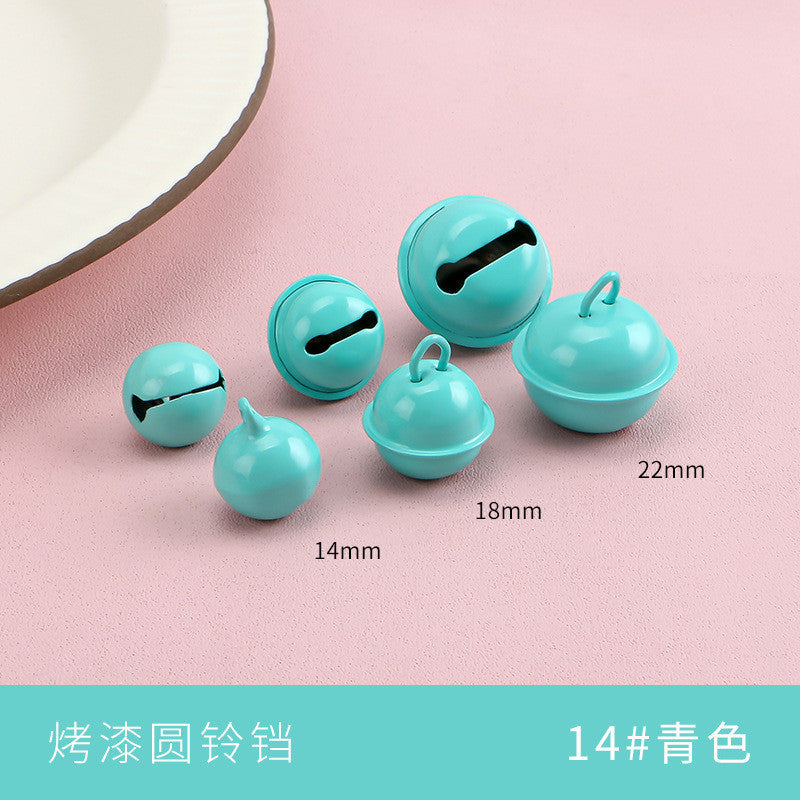 【10pcs】14–22mm Color-Painted Jingle Bell Charm | Small DIY Pendant | Keychain Accessory | Lonceng Hias Cat Warna 14–22mm