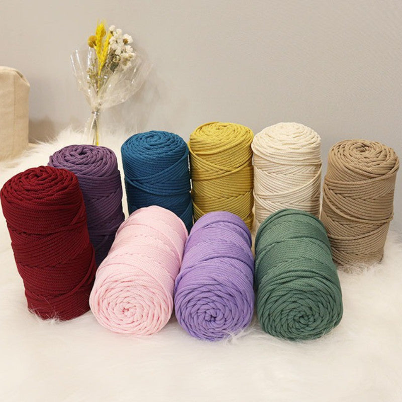 4mm Benang PP Spring 300g | Benang Kait Beg | Premium Chunky Rope Cord Yarn | Tali Beg