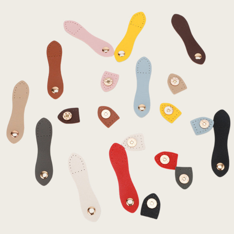 1 set Bag Buckle Snap Button/ Magnetic Button / Shoulder Strap Connection Leather Buckle/ DIY Handbag Accessories
