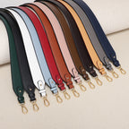 61cm PU Leather Bag Strap | Single Shoulder Underarm Strap | Amber Ebony Color | Solid Detachable Bag Accessory| Handle