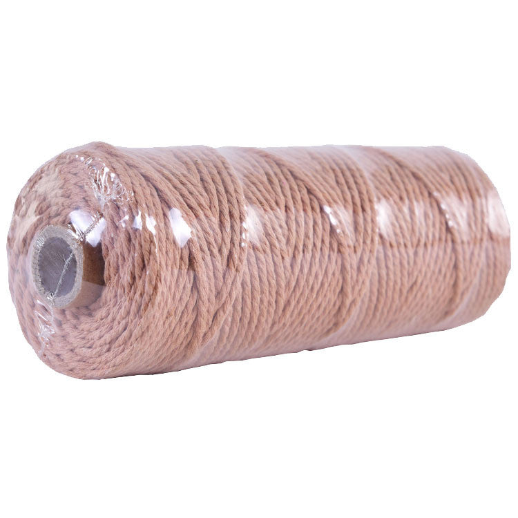 2mm Colorful Cotton Rope | DIY Macrame Craft Cord | Thick Twisted String for Wall Hanging, Wrapping & Decoration