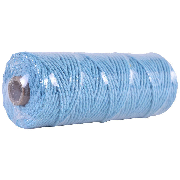 2mm Colorful Cotton Rope | DIY Macrame Craft Cord | Thick Twisted String for Wall Hanging, Wrapping & Decoration