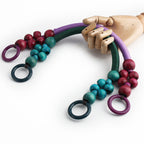 1pc Rope Bag Handle- Wooden Beads Bag Handle- Tali Beg