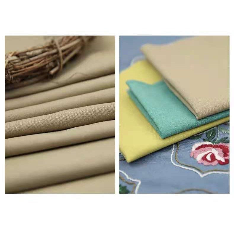 45x140cm Embroidery Linen - Plain Cotton Cloth - DIY Embroidery Fabric (Pre-Cut) 素麻布/ 刺绣专用绣布