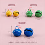 【10pcs】14–22mm Color-Painted Jingle Bell Charm | Small DIY Pendant | Keychain Accessory | Lonceng Hias Cat Warna 14–22mm