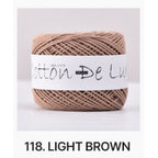 1.0mm Multi-ply Combed Cotton Yarn – DIY Crochet Yarn for Handcraft Projects| Benang Kait Beg