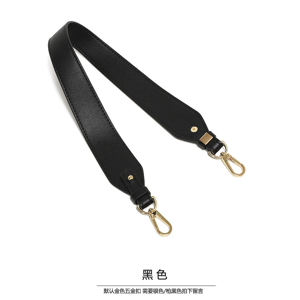 61cm PU Leather Bag Strap | Single Shoulder Underarm Strap | Amber Ebony Color | Solid Detachable Bag Accessory| Handle