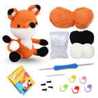 Beginner Crochet Material Kit- DIY Crochet Set-Full Knitting Tools- Crochet Starter Kit for Beginner