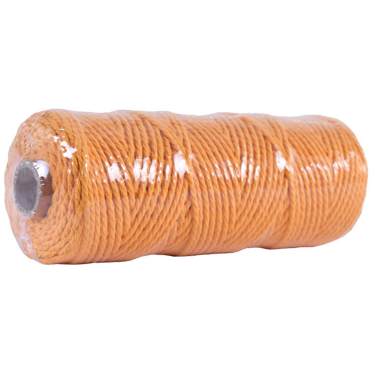 2mm Colorful Cotton Rope | DIY Macrame Craft Cord | Thick Twisted String for Wall Hanging, Wrapping & Decoration