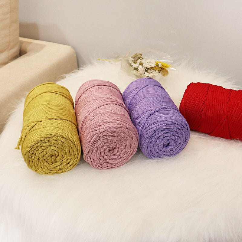 4mm Benang PP Spring 300g | Benang Kait Beg | Premium Chunky Rope Cord Yarn | Tali Beg