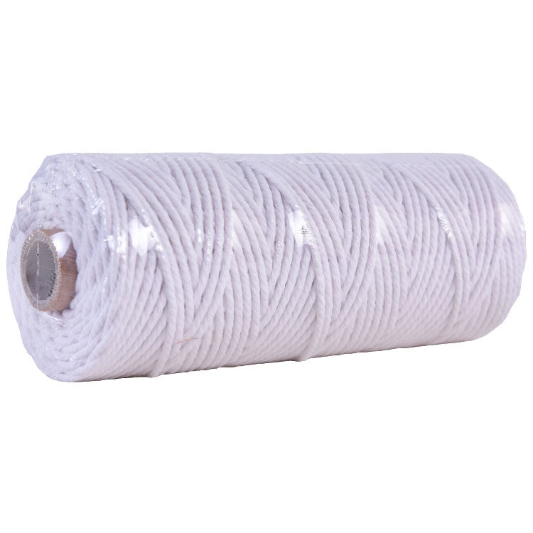 2mm Colorful Cotton Rope | DIY Macrame Craft Cord | Thick Twisted String for Wall Hanging, Wrapping & Decoration