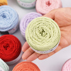 1.0mm Multi-ply Combed Cotton Yarn – DIY Crochet Yarn for Handcraft Projects| Benang Kait Beg