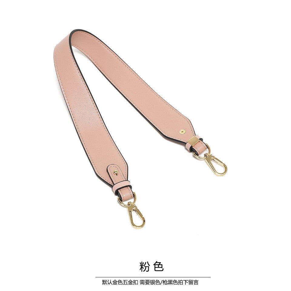 61cm PU Leather Bag Strap | Single Shoulder Underarm Strap | Amber Ebony Color | Solid Detachable Bag Accessory| Handle