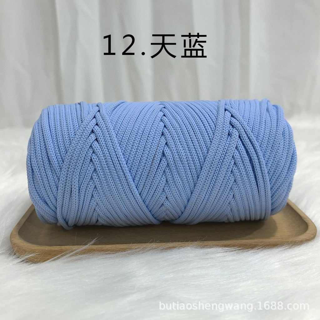 4mm Benang PP Spring 300g | Benang Kait Beg | Premium Chunky Rope Cord Yarn | Tali Beg