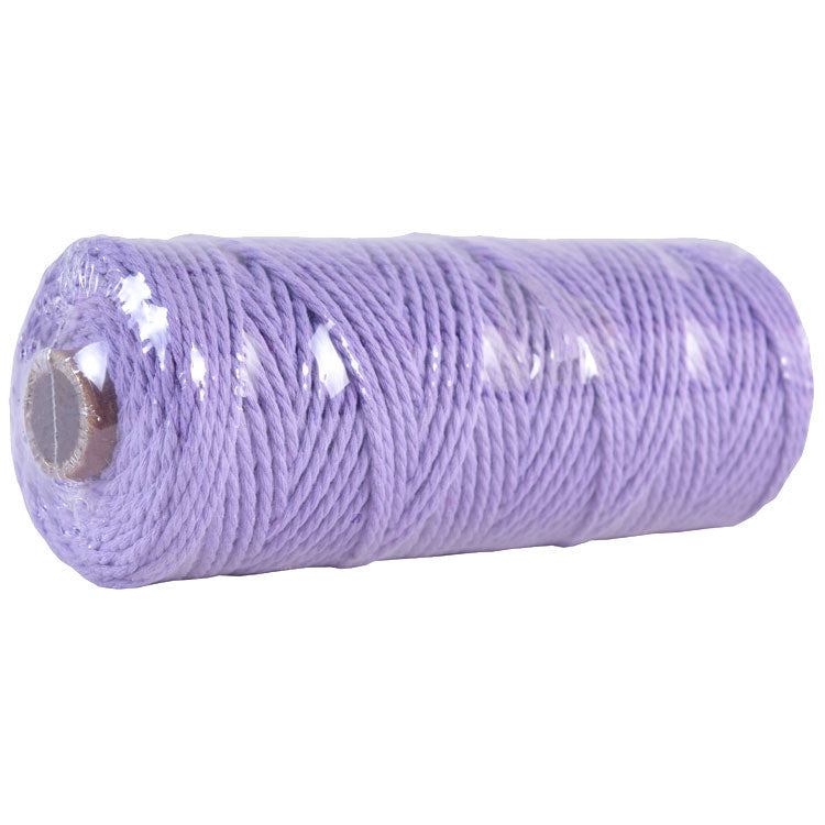 2mm Colorful Cotton Rope | DIY Macrame Craft Cord | Thick Twisted String for Wall Hanging, Wrapping & Decoration