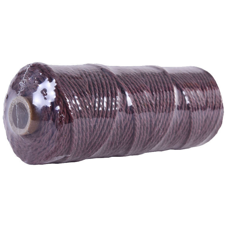 2mm Colorful Cotton Rope | DIY Macrame Craft Cord | Thick Twisted String for Wall Hanging, Wrapping & Decoration