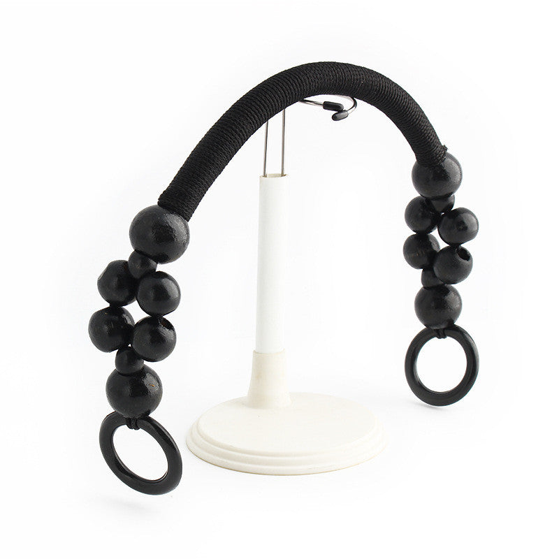 1pc Rope Bag Handle- Wooden Beads Bag Handle- Tali Beg