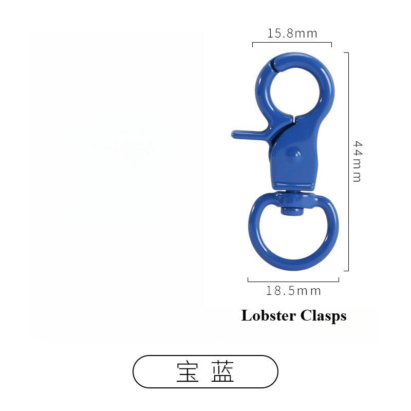 1pcs - DIY Color Painted Zinc Alloy Lobster Clasps | Keychain & Bag Accessories | Cangkuk Brg | Aksesori Gantungan Kunci