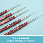 【SKC】Metal Crochet Hook with Plastic Grip Handle | Crochet Hook for Lace Yarn| Jarum Kait untuk Benang Lace