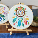 Dream Catcher Embroidery Kit- Material Pack- Needlework-DIY Cross Stitch Set-Set Sulaman Tangan