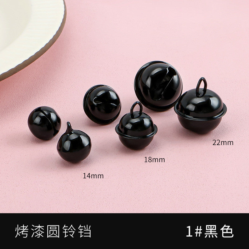 【10pcs】14–22mm Color-Painted Jingle Bell Charm | Small DIY Pendant | Keychain Accessory | Lonceng Hias Cat Warna 14–22mm
