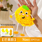 Kit Kraf Jahitan Felt DIY - Cartoon Sewing Kit- Educational DIY Wool Pendant for kids- Handmade Felt Sewing Craft Kit