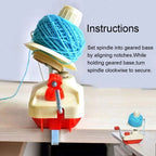 Household Yarn Winder | Tabletop Easy Hand Crank Wool Winder | Winding Tools - Mesin Penggulung Benang Meja
