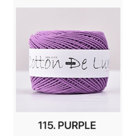 1.0mm Multi-ply Combed Cotton Yarn – DIY Crochet Yarn for Handcraft Projects| Benang Kait Beg