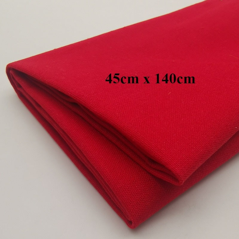 45x140cm Embroidery Linen - Plain Cotton Cloth - DIY Embroidery Fabric (Pre-Cut) 素麻布/ 刺绣专用绣布