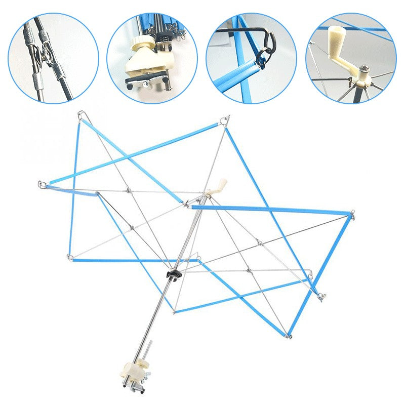 Yarn Winding Tool | Swift Yarn Umbrella Holder | Household Hand Crank Yarn Winder - Alat Penggulung Benang dan Payung
