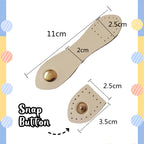 1 set Bag Buckle Snap Button/ Magnetic Button / Shoulder Strap Connection Leather Buckle/ DIY Handbag Accessories