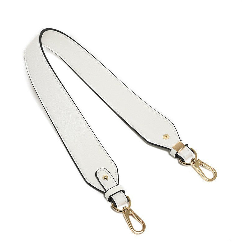 61cm PU Leather Bag Strap | Single Shoulder Underarm Strap | Amber Ebony Color | Solid Detachable Bag Accessory| Handle