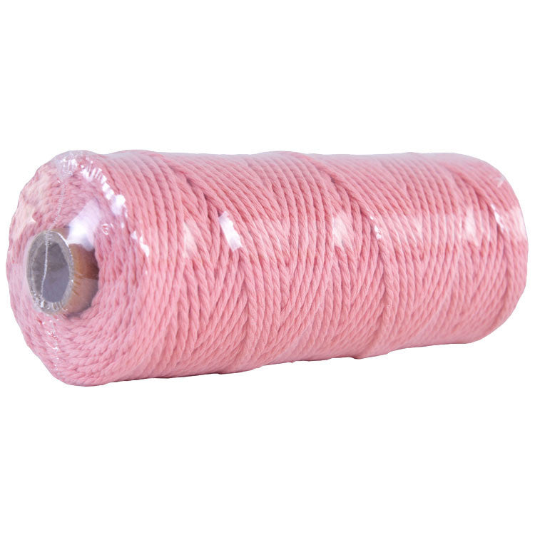 2mm Colorful Cotton Rope | DIY Macrame Craft Cord | Thick Twisted String for Wall Hanging, Wrapping & Decoration