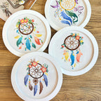Dream Catcher Embroidery Kit- Material Pack- Needlework-DIY Cross Stitch Set-Set Sulaman Tangan