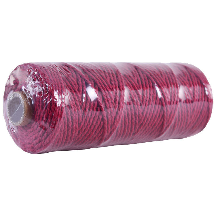 2mm Colorful Cotton Rope | DIY Macrame Craft Cord | Thick Twisted String for Wall Hanging, Wrapping & Decoration