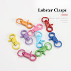 1pcs - DIY Color Painted Zinc Alloy Lobster Clasps | Keychain & Bag Accessories | Cangkuk Brg | Aksesori Gantungan Kunci