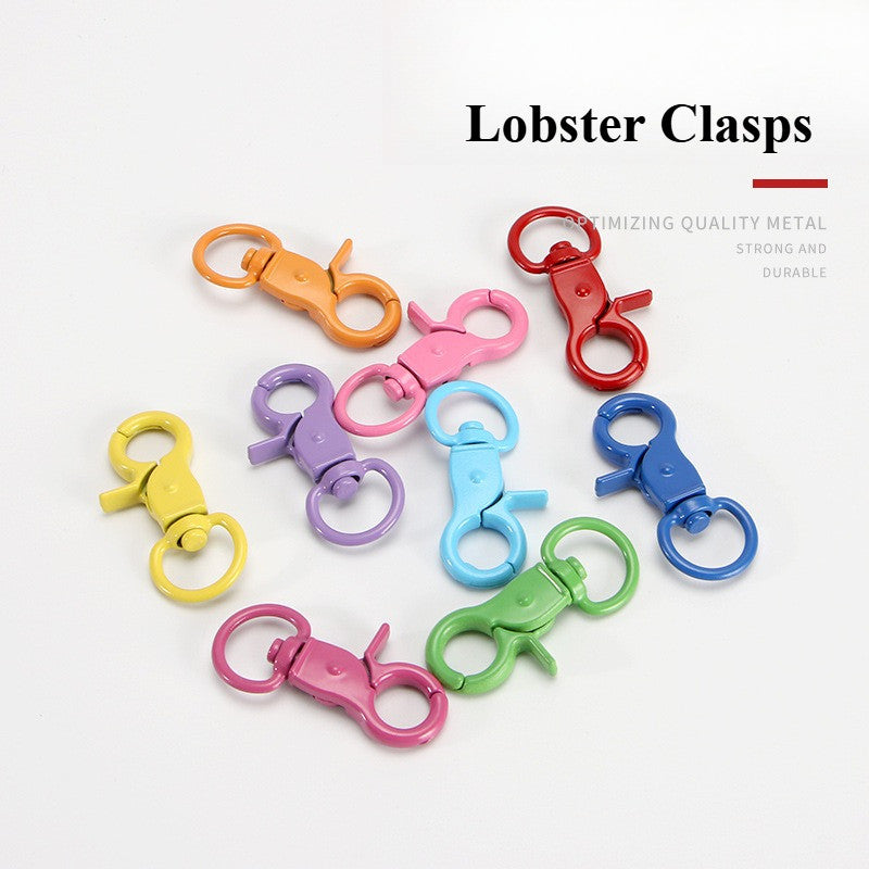 1pcs - DIY Color Painted Zinc Alloy Lobster Clasps | Keychain & Bag Accessories | Cangkuk Brg | Aksesori Gantungan Kunci