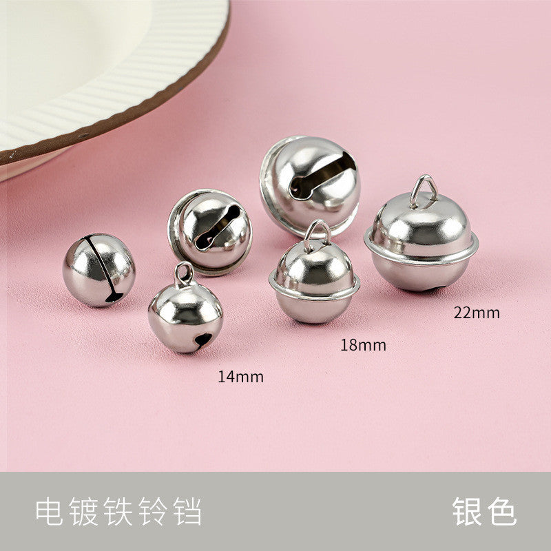 【10pcs】14–22mm Color-Painted Jingle Bell Charm | Small DIY Pendant | Keychain Accessory | Lonceng Hias Cat Warna 14–22mm