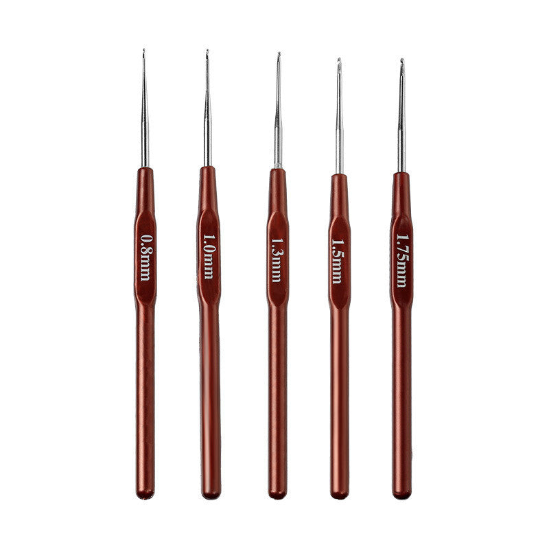 【SKC】Metal Crochet Hook with Plastic Grip Handle | Crochet Hook for Lace Yarn| Jarum Kait untuk Benang Lace