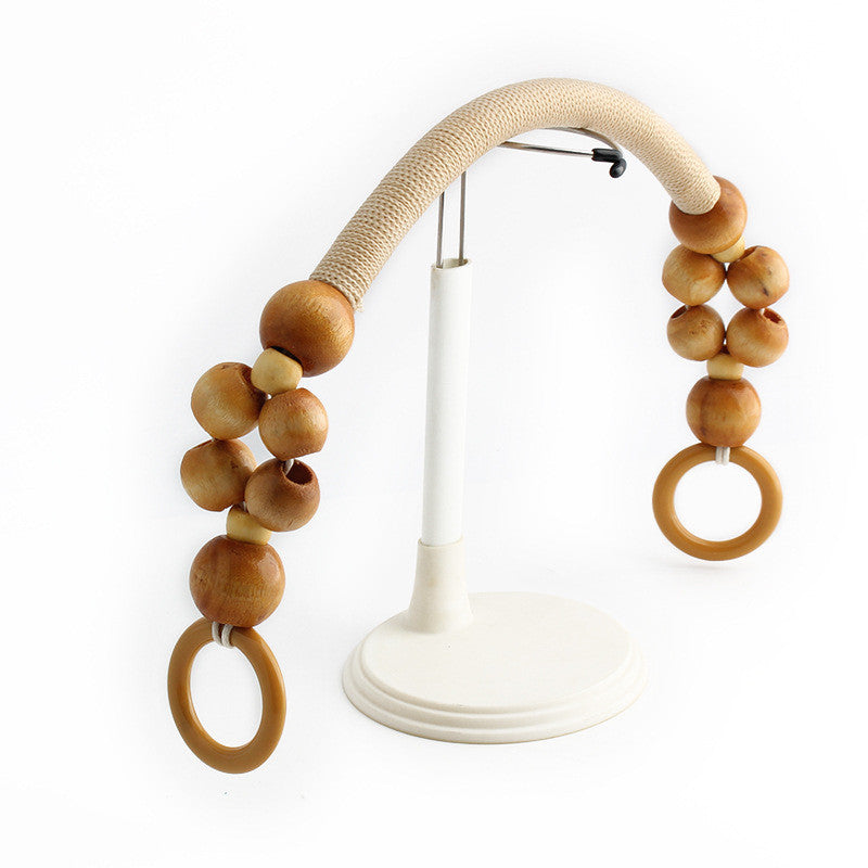 1pc Rope Bag Handle- Wooden Beads Bag Handle- Tali Beg