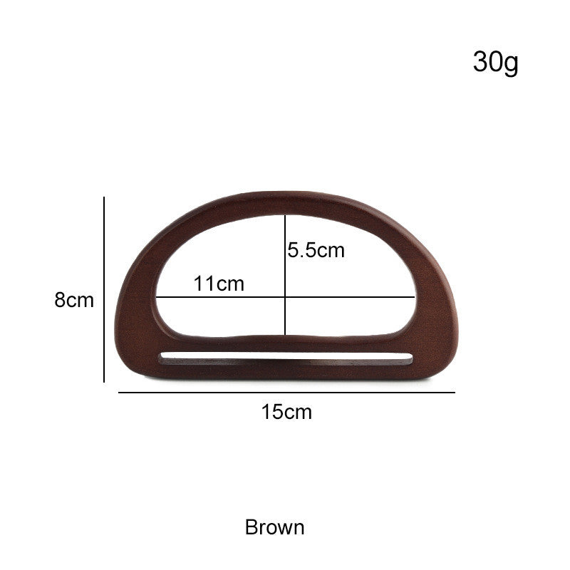 1 pair - Multi Sizes Bag Handle- Wooden Handle- Bag Accessories- Pemegang Beg