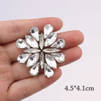 Premium Quality- Chunky Diamond Beads- Iron on Rhinestone - Crystal Clear Patch Diamond Beads- Manik Tampal