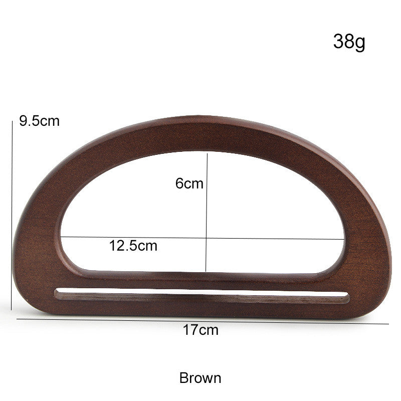1 pair - Multi Sizes Bag Handle- Wooden Handle- Bag Accessories- Pemegang Beg