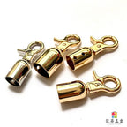 2pcs - Bell Buckle 12.5mm / 15.5mm- Rope Barrier End Stopper with Hook - Cangkuk Besi Kuku Kambing