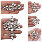 Premium Quality- Chunky Diamond Beads- Iron on Rhinestone - Crystal Clear Patch Diamond Beads- Manik Tampal