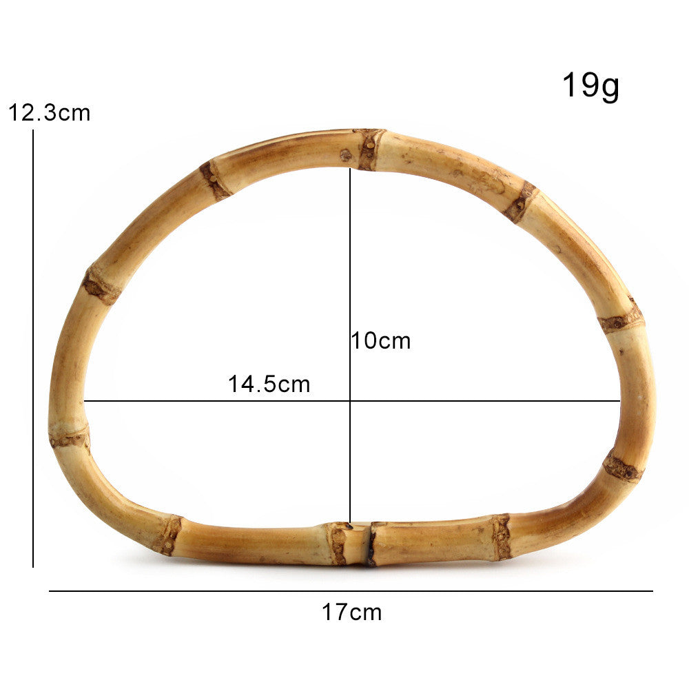 1 pair- Multi Sizes Bag Handle- Bamboo Handle- Bag Accessories- Pemegang Beg