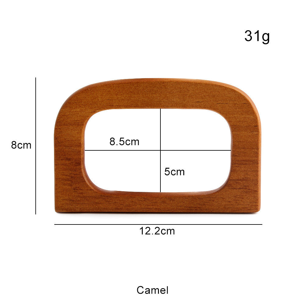 1 pair - Multi Sizes Bag Handle- Wooden Handle- Bag Accessories- Pemegang Beg